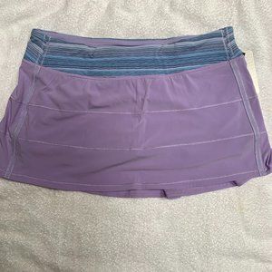 Lululemon Pace Rival Skirt Skort - Sz 12  - NWT